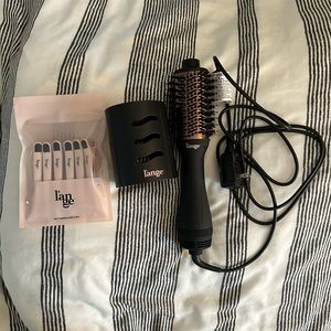 L’Ange Le Volume 60mm hair drier brush and section clips